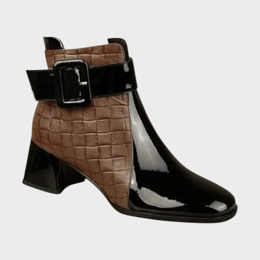 Samara |  Botines de Piel con Tacón