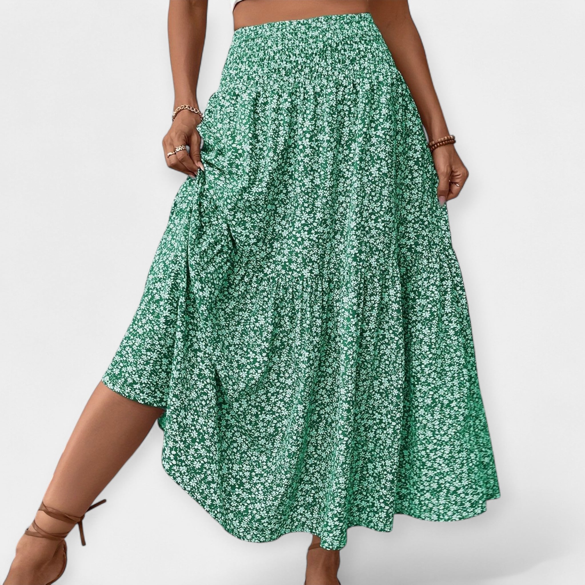 Sára - Falda con estampado floral