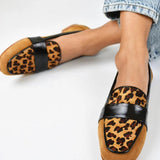 Belle™ | Mocasín Leopardo Marrón