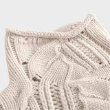 Celeste | Jersy de Punto Trenzado