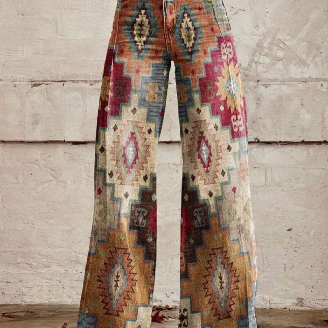LÉA | Pantalones Chevron Retro Elegantes y Modernos