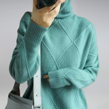 Darcy - Suéter de Cuello Alto Oversize