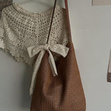 Soleil Sac – Bolso ovalado de rafia