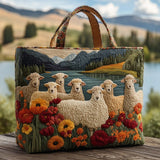Bolsa Artesanal - Ovejas cerca del Lago