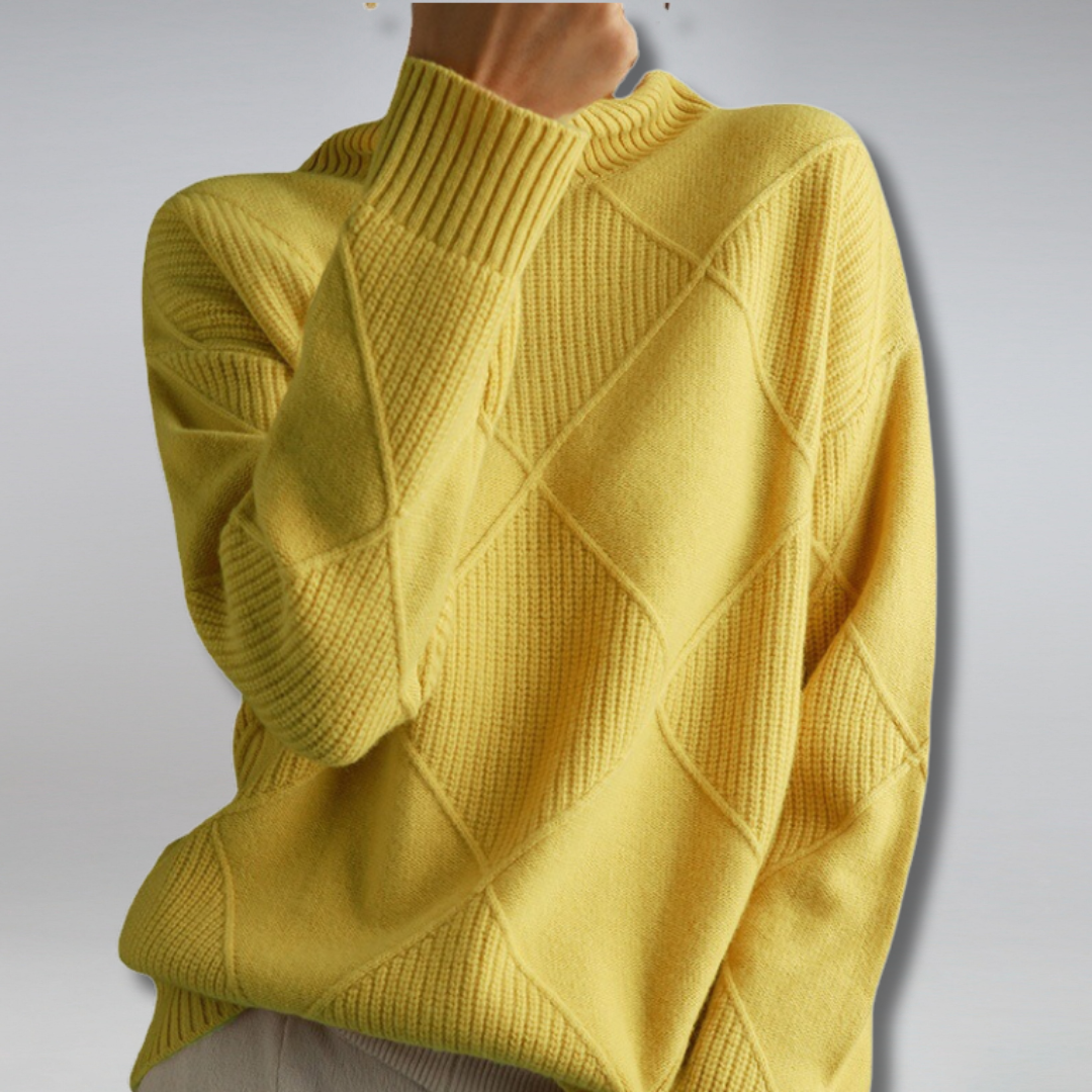 Darcy - Suéter de Cuello Alto Oversize