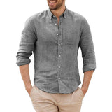 Camisa de lino transpirable