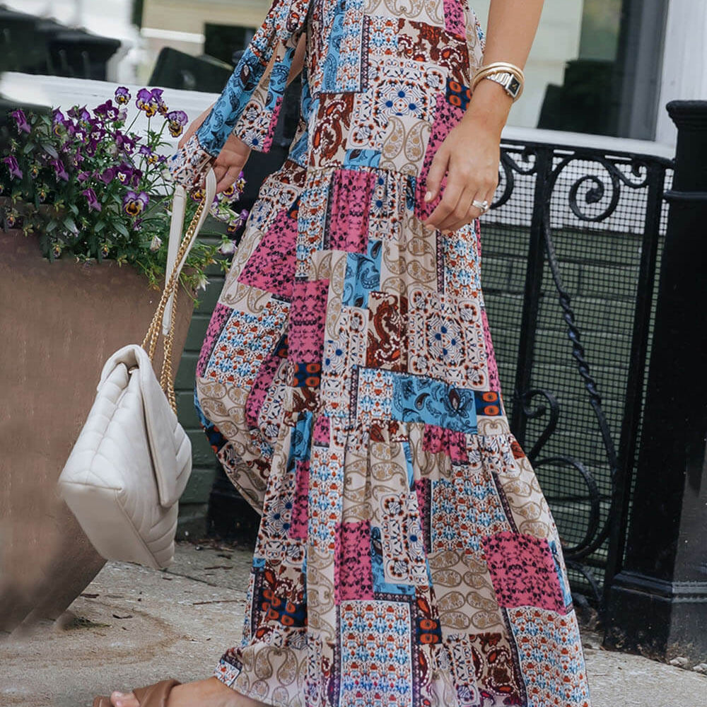 Pantalones de talle alto bohemios