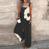 Lucía | Mono Estampado de Tirantes con Flores Cómodo