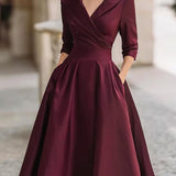 Noelia | Vestido Midi en Satén