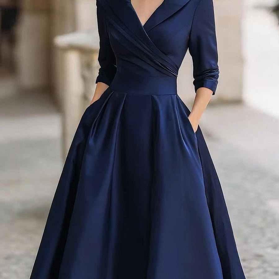Noelia | Vestido Midi en Satén