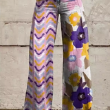 ISADORA | Pantalones Boho con Cintura Alta y Comodidad Artística para Festivales