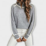Aurora - Suéter casual con cuello alto