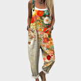 Lucía | Mono Estampado Floral de Tirantes Cómodo