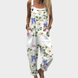 María | Mono Estampado de Tirantes Floral Elegante Cómodo