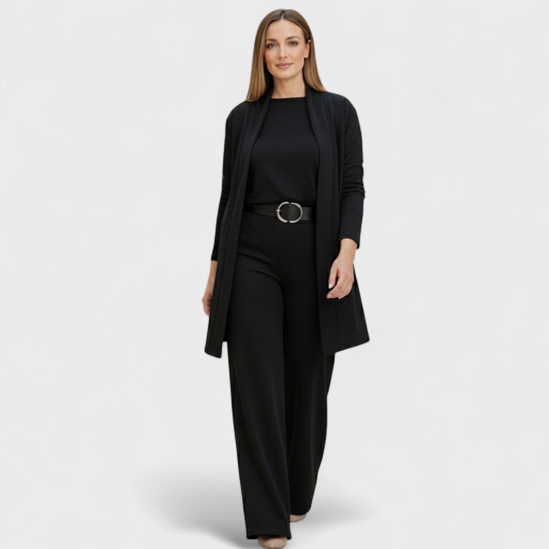 Amira - Conjunto de tres piezas lujoso y cómodo para mujer