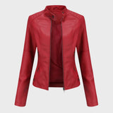 Romina | Chaqueta de Cuero Casual