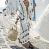 Vestido caftán "Cassandre" – Ligne Marine