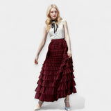 Kristýna - Falda elegante con tul decorativo