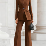 Adrielle Elegante conjunto de Blazer y Pantalón