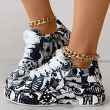 Veronika - Zapatillas Diseño de Graffiti Amortiguación