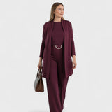 Amira - Conjunto de tres piezas lujoso y cómodo para mujer