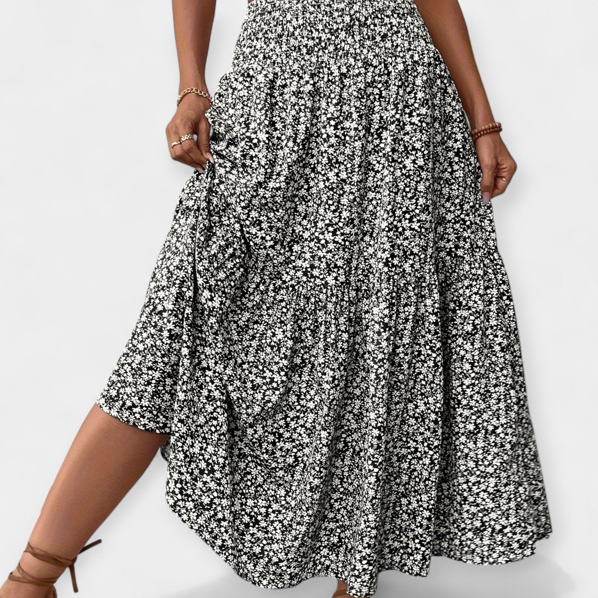 Sára - Falda con estampado floral