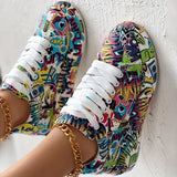Veronika - Zapatillas Diseño de Graffiti Amortiguación