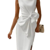VESTIDO ELEGANTE CON LAZO