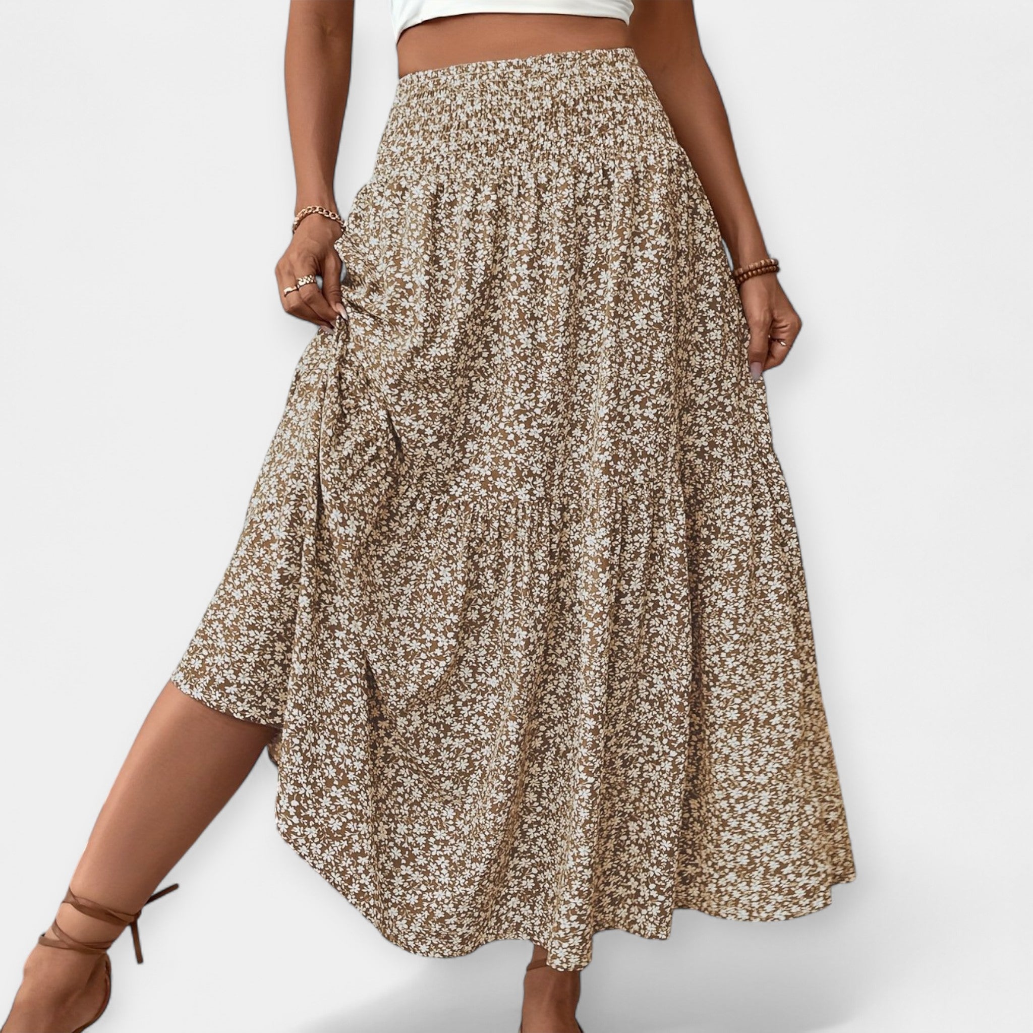 Sára - Falda con estampado floral