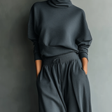 Valentina | Conjunto de Strick Pantalones Anchos