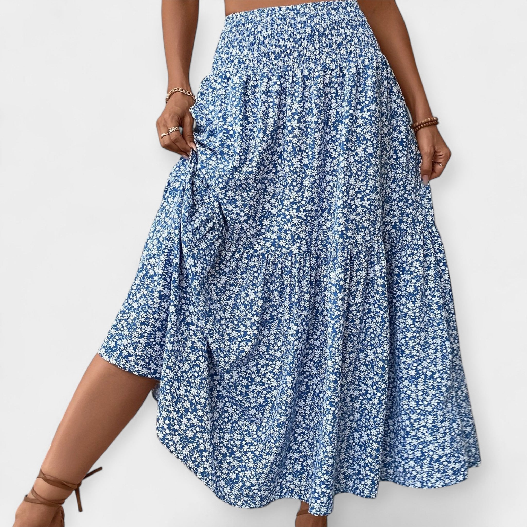 Sára - Falda con estampado floral