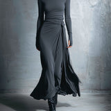 Naiara - Vestido midi con nudo lateral