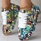 Veronika - Zapatillas Diseño de Graffiti Amortiguación