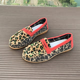 Aimee™ | Mocasin Leopardo Rojo