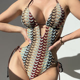 Luana - BAÑADOR DE UNA PIEZA CON TEXTURA CROCHET