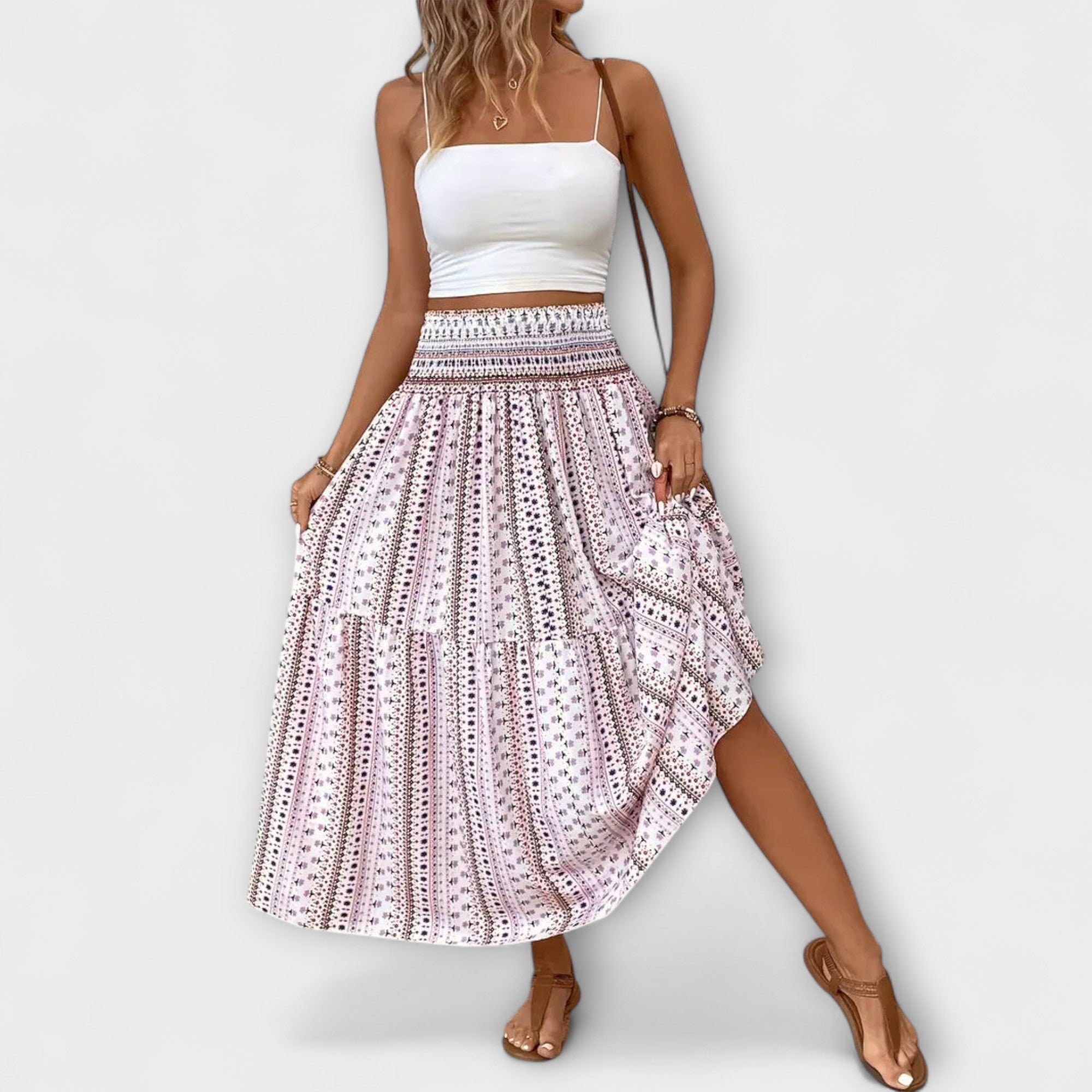 Faldas cómodas con estampado