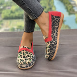 Aimee™ | Mocasin Leopardo Rojo