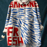 Silvia | Camiseta Casual de Arte de Pescado Vintage para Mujeres