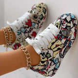 Veronika - Zapatillas Diseño de Graffiti Amortiguación