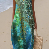 Zara -Vestido Midi Reef