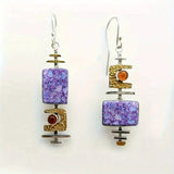 Pendientes retro de estilo antiguo