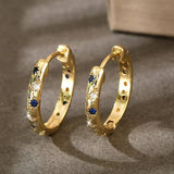 Pendientes de Oro Vintage con Brillo Intenso
