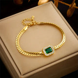 Pulsera Ioanna Verde con Esmeralda