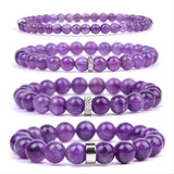 Pulsera "Sandalias" con amatista