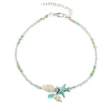 Pulsera con Estrellas y Conchas y Piedras Naturales