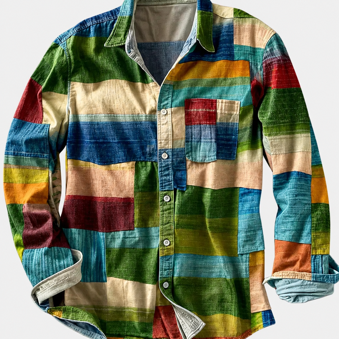 Geraldo™ | Camisa elegante con bolsillo práctico