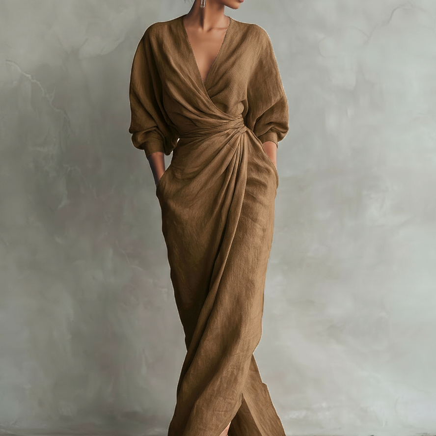 Sofia | Vestido Maxi con Escote en V