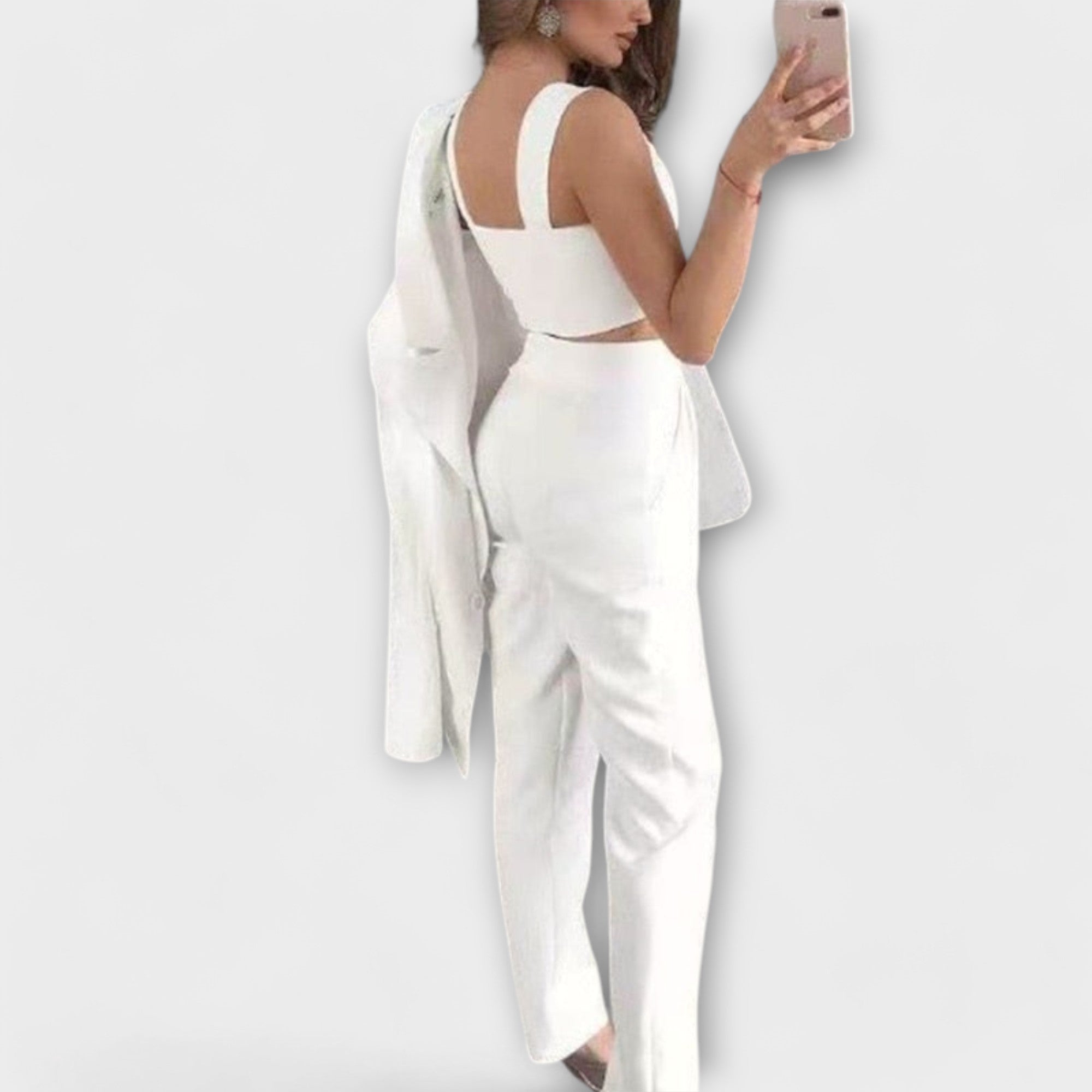 Raquel - Conjunto de blazer de 3 piezas