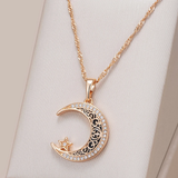 Collar Luna Brillante y Elegante