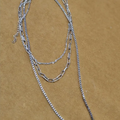 Collar de Tres Capas de Acero Inoxidable
